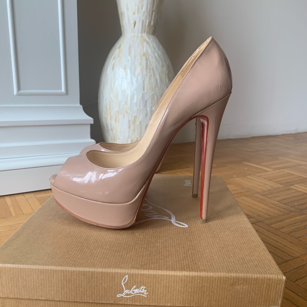 Christian Louboutin Lady Peep 150 Patent Calf 39